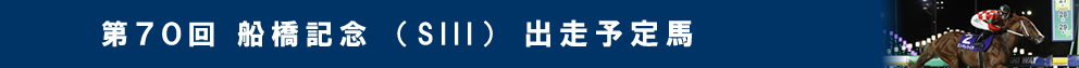 出走予定馬