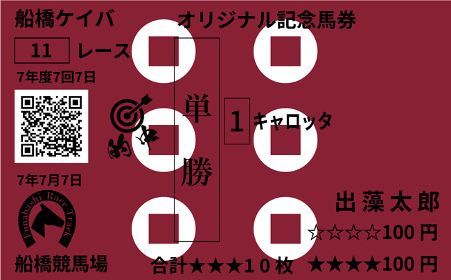 騎手服デザインの例