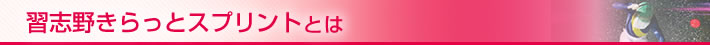 習志野きらっとスプリントとは