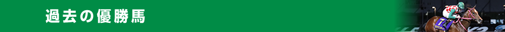過去の優勝馬