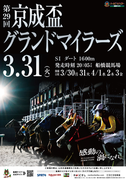 第29回 京成盃グランドマイラーズ(SI)ポスター