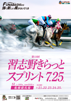 第13回　習志野きらっとスプリント（S I）ポスター